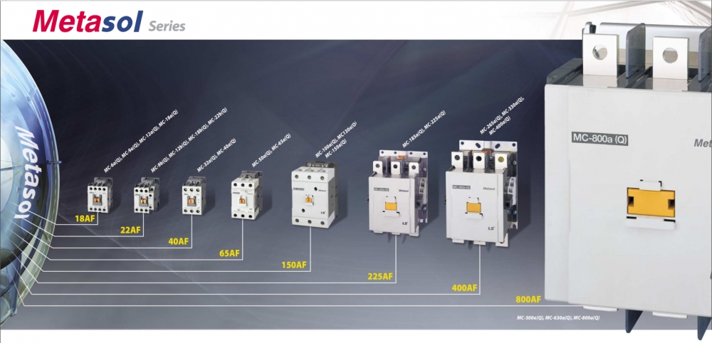 contactor ls 220v 185a mc 185a