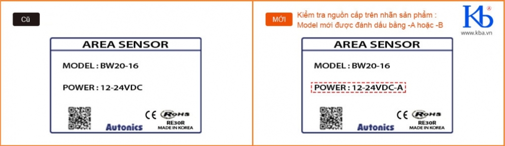 Cảm biến vùng Autonics BW Series