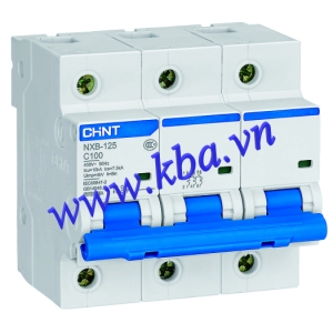 aptomat tep mcb chint 3p 100a 10ka nxb 125 3p 100a