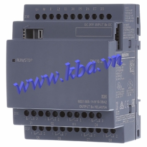 module mo rong 8di 8do cho logo  8 dm16 24r 6ed1055 1nb10 0ba2